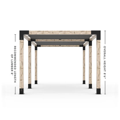 Doppeltes Pergola Kit mit 2 Shade Sail