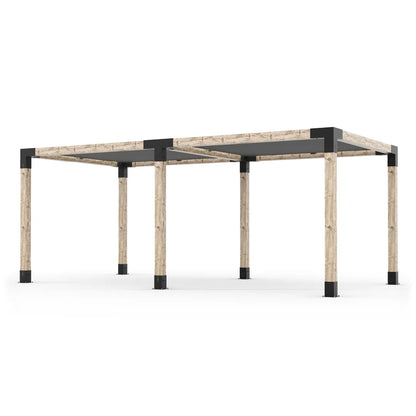 Doppeltes Pergola Kit mit 2 Shade Sail