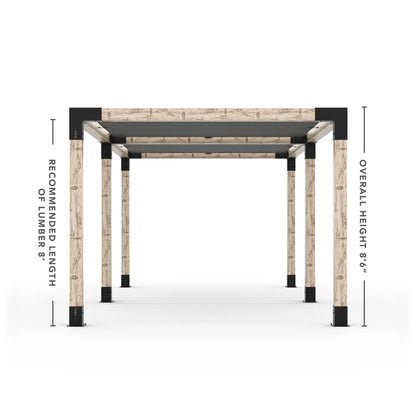 Doppeltes Pergola Kit mit 2 Shade Sail