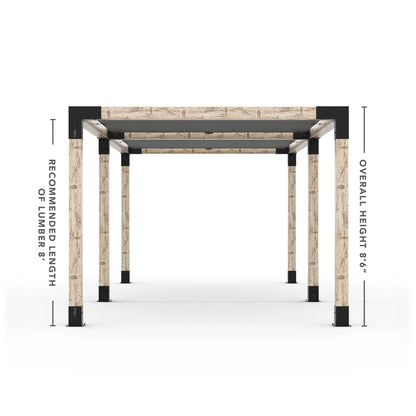 Doppeltes Pergola Kit mit 2 Shade Sail