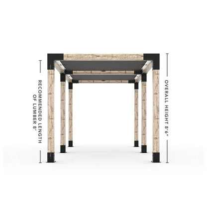 Doppeltes Pergola Kit mit 2 Shade Sail