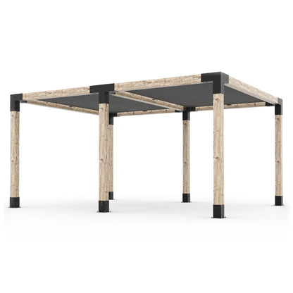 Doppeltes Pergola Kit mit 2 Shade Sail
