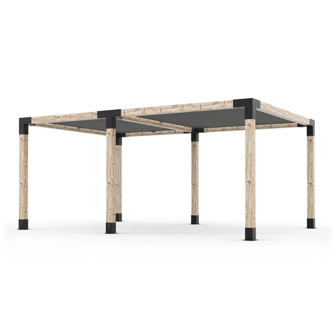 Doppeltes Pergola Kit mit 2 Shade Sail