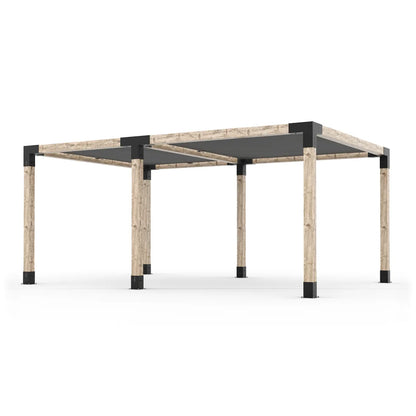 Doppeltes Pergola Kit mit 2 Shade Sail