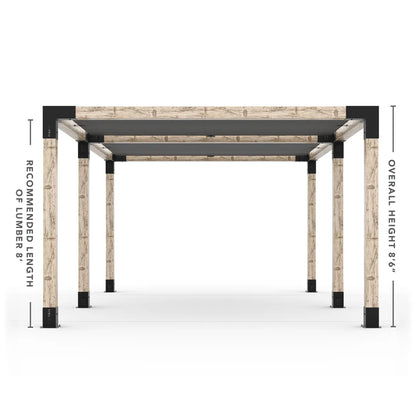 Doppeltes Pergola Kit mit 2 Shade Sail