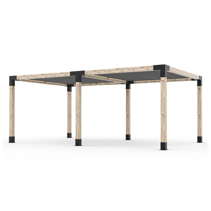Doppeltes Pergola Kit mit 2 Shade Sail