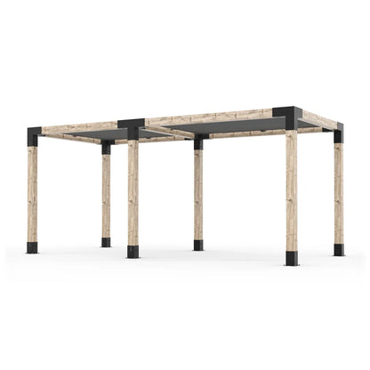 Doppeltes Pergola Kit mit 2 Shade Sail