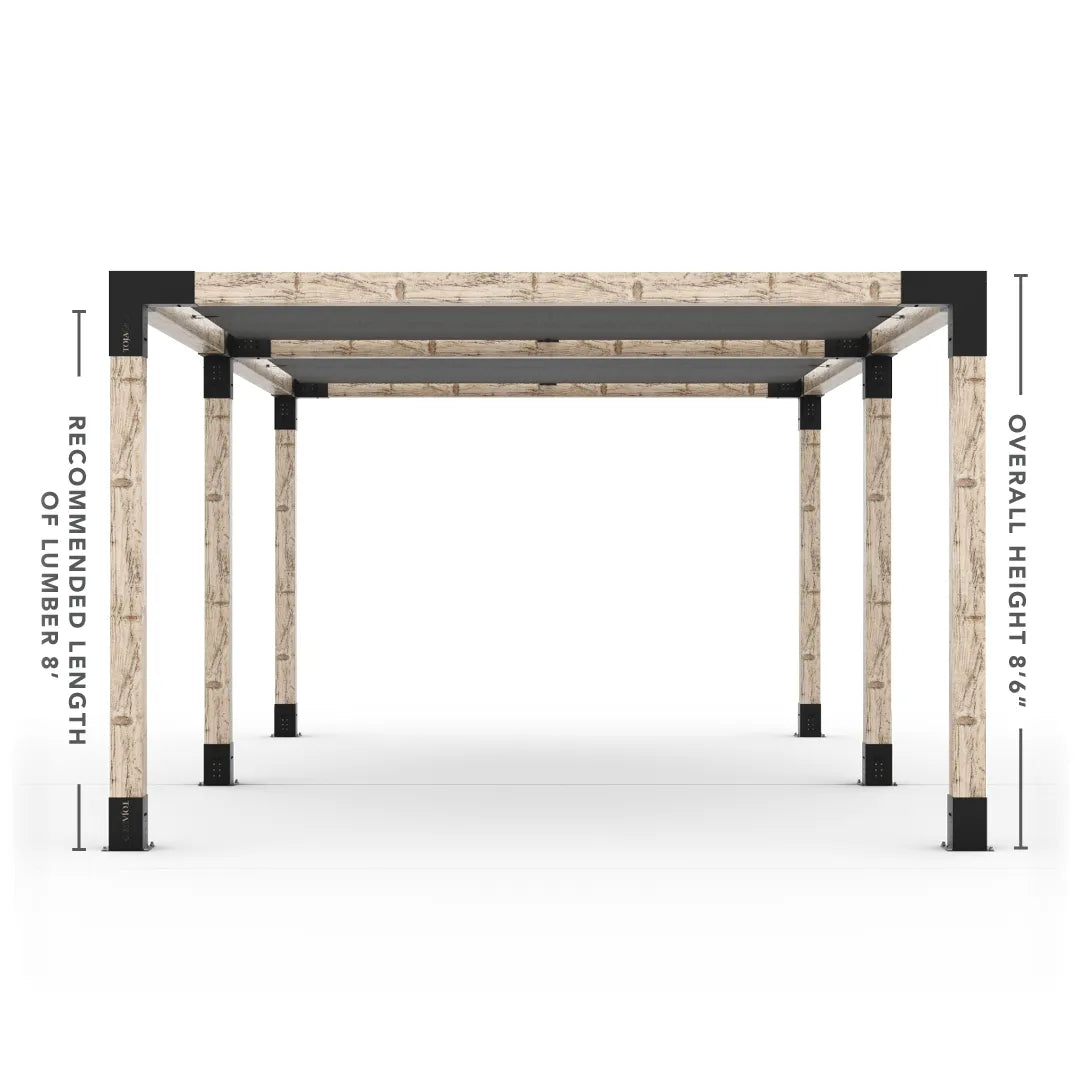 Doppeltes Pergola Kit mit 2 Shade Sail