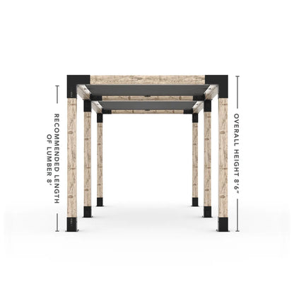 Doppeltes Pergola Kit mit 2 Shade Sail