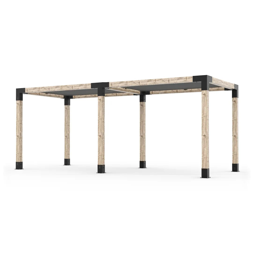 Doppeltes Pergola Kit mit 2 Shade Sail