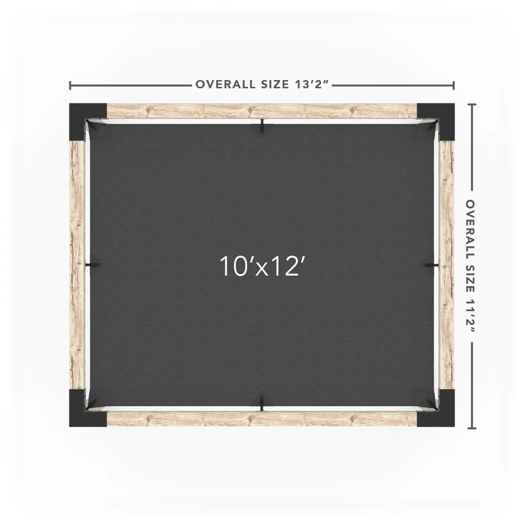 Pergola Kit mit SHADE SAIL