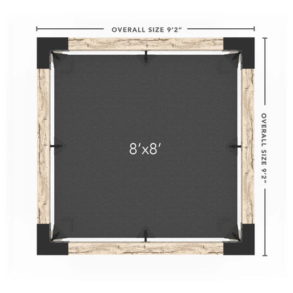 Pergola Kit mit SHADE SAIL