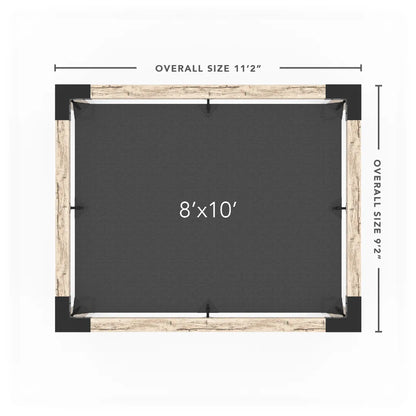 Pergola Kit mit SHADE SAIL