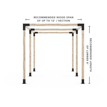 Jede Größe Doppel Pergola Kit