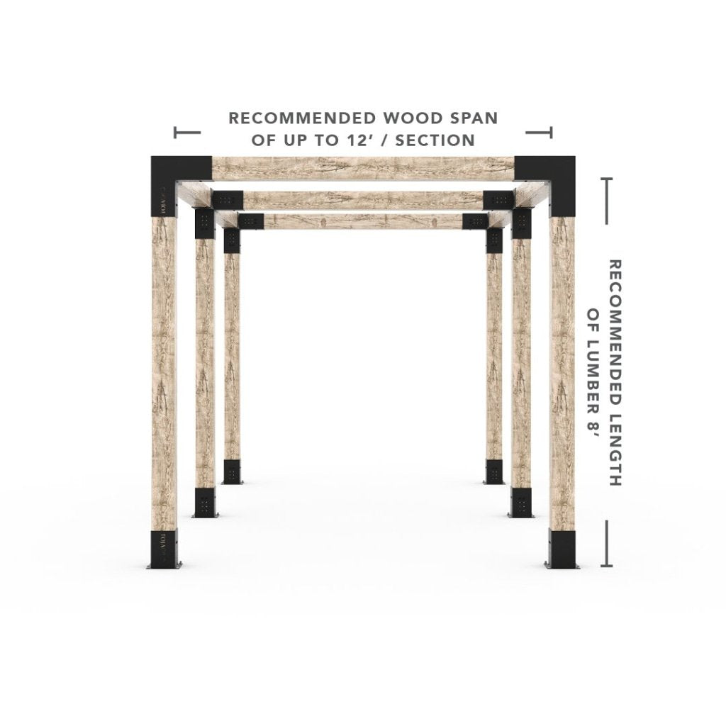 Jede Größe Doppel Pergola Kit