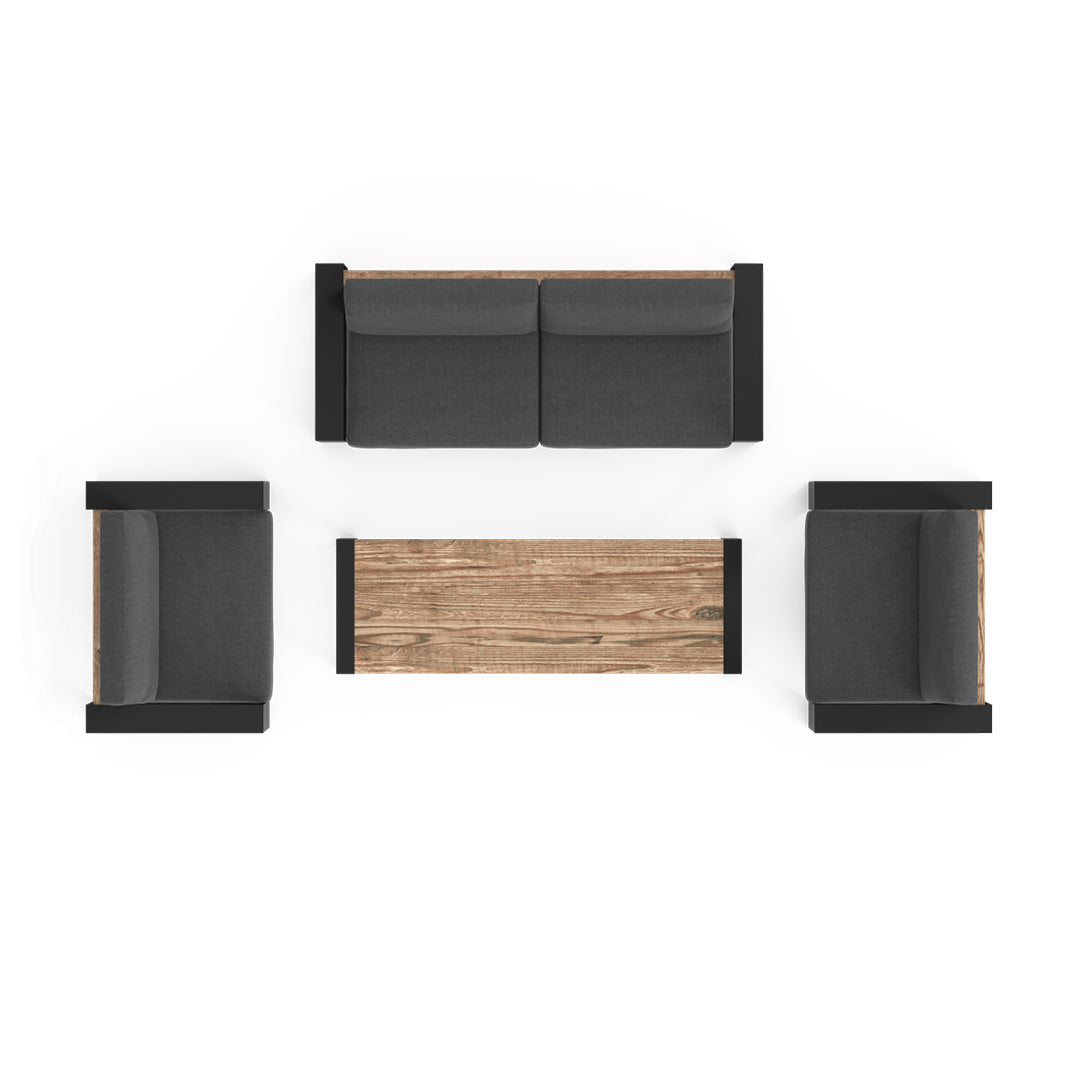 Modernes Muskoka 4 Stück Sofa Set