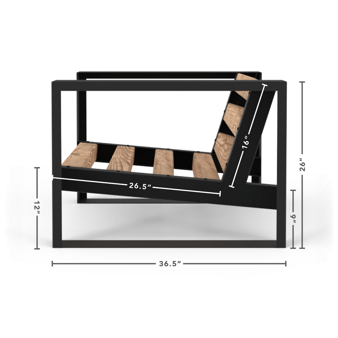 Moderner Muskoka Stuhl / Loveseat Kit