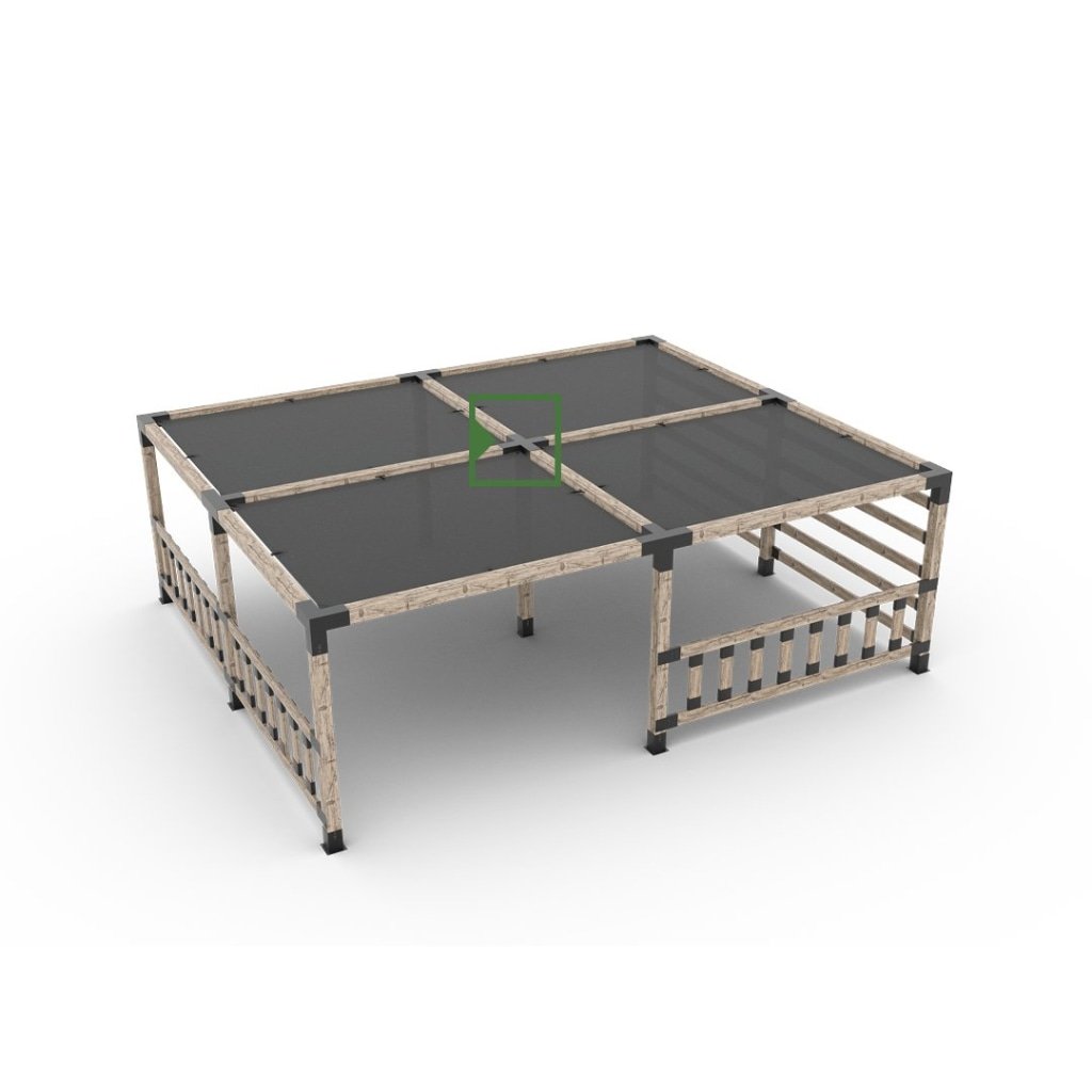 QUINT 5 Arm Pergola Structure Extension Bracket mit SOLO